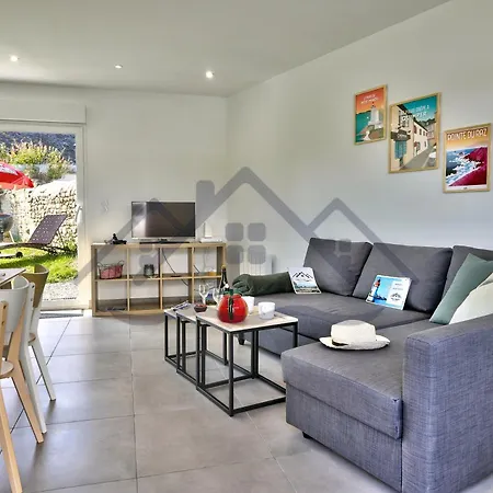 Vakantiehuis Localise - M44 - Ty Juzolie -maison De Plain-pied Avec Jardin Clos A Deux Pas Du Centre, Du Port Et Des Plages Du - Wifi Inclus - Linge De Lit Inclus - Animaux Bienvenus