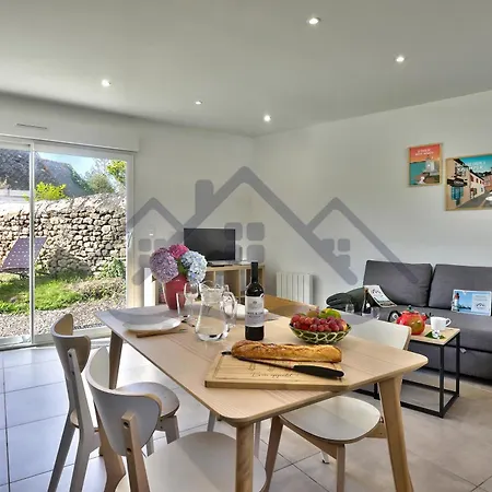 Localise - M44 - Ty Juzolie -maison De Plain-pied Avec Jardin Clos A Deux Pas Du Centre, Du Port Et Des Plages Du - Wifi Inclus - Linge De Lit Inclus - Animaux Bienvenus Vakantiehuis *