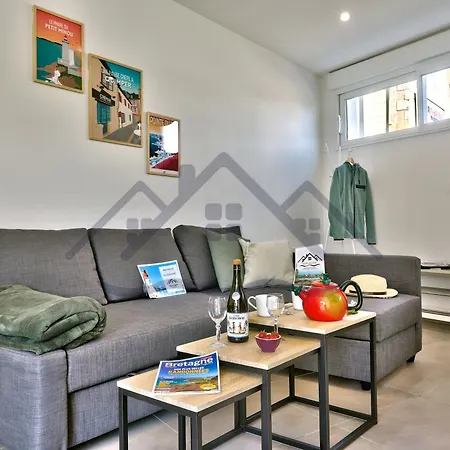 Localise - M44 - Ty Juzolie -maison De Plain-pied Avec Jardin Clos A Deux Pas Du Centre, Du Port Et Des Plages Du - Wifi Inclus - Linge De Lit Inclus - Animaux Bienvenus Vakantiehuis *